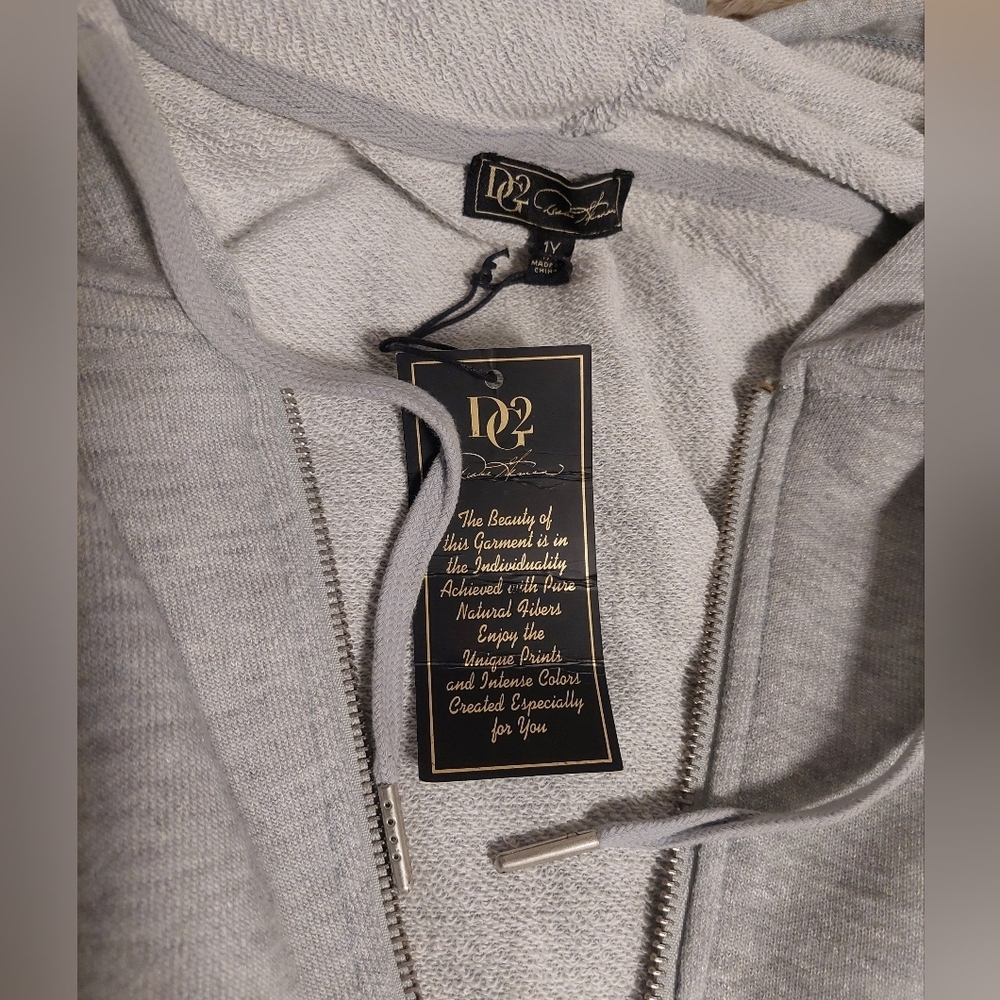 DG2 by Diane Gilman Gray Varsity Jacket - Picture 2 of 6